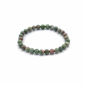 Pulsera de manifestación de piedras preciosas - Jaspe verde - Crecimiento