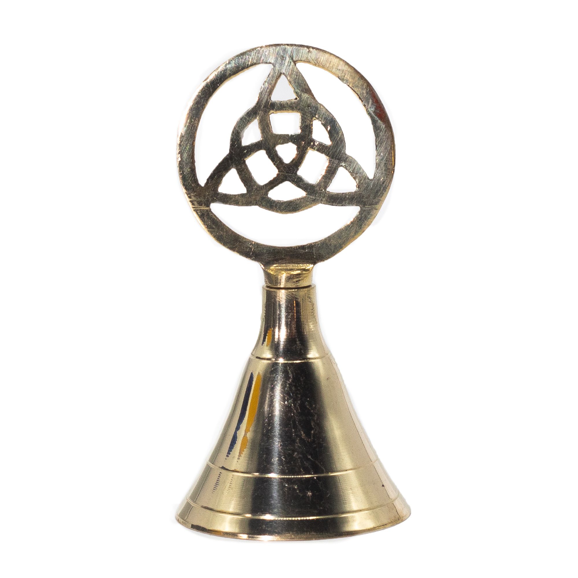 Campana de latón para altar - Triquetra - Imagen 2